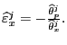 $ \widehat{\varepsilon}_{x}^{j}=-\frac{\widehat{\theta}_{p}^{j} }{\widehat{\theta}_{x}^{j}}.$