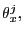 $ \theta_{x}^{j},$