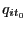 $ q_{it_{0}}$