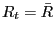 $ R_{t} = \bar{R}$