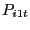 $ P_{i1t}$