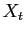 $X_t$
