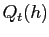 $Q_t(h)$