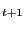 $ _{t+1}$