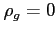 $ \rho_g=0$