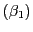 $ \left( \beta_{1}\right) $