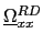 $ \underline{\Omega}_{xx}^{RD}$