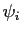 $ \psi_{i}$