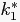 $ k_{1}^{\ast} $