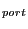 $ _{port }$