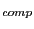 $ _{comp }$