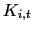 $ K_{i,t}$