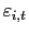 $ \varepsilon _{i,t}$