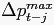 $ \Delta p_{t-j}^{max}\rule[-0.28in]{0in}{0.45in}$