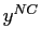 $ y^{NC}$