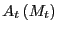 $ A_{t} \, (M_{t})$