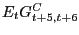 $ E_{t} G_{t+5,t+6}^{C} $