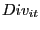 $ Div_{it}$