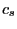 $ c_{s}$