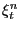 $ \xi_{t}^{n}$