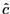 $ \hat{c}$
