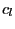 $ c_{l}$