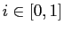 $ i\in[0,1]$
