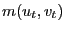 $ m(u_{t},v_{t})$