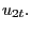 $ u_{2t}.$
