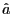 $ \hat {a}$