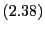 $ \left( 2.38\right) $