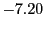 $ -7.20$