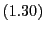 $ \left( 1.30\right) $