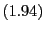 $ \left( 1.94\right) $