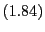 $ \left( 1.84\right) $