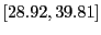 $ [28.92,39.81]$