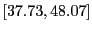 $ [37.73,48.07]$