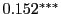 $ 0.152^{\ast\ast\ast}$