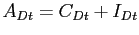 $ A_{Dt} = C_{Dt} + I_{Dt}$
