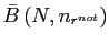 $ \bar{B}\left( N,n_{r^{not}}\right) $
