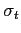 $ \sigma_{t}$