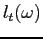 $ l_{t}(\omega )$
