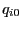 $ q_{i0}$