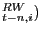 $ _{t-n,i}^{RW})$