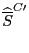 $\displaystyle \widehat{\overline{S}}^{C\prime}$