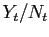$ Y_{t}/N_{t}$