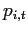 $ p_{i,t}$