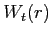 $W_{t}(r)$