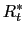 $\displaystyle R_{t}^{\ast}$