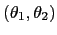 $ (\theta_{1},\theta_{2})$